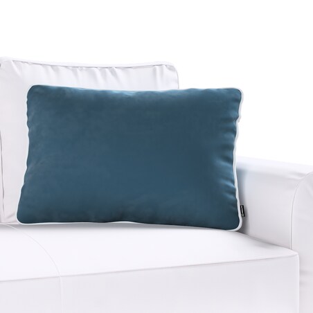 Poszewka Laura na poduszkę prostokątna 60 x 40 cm 60x40 pruski błękit