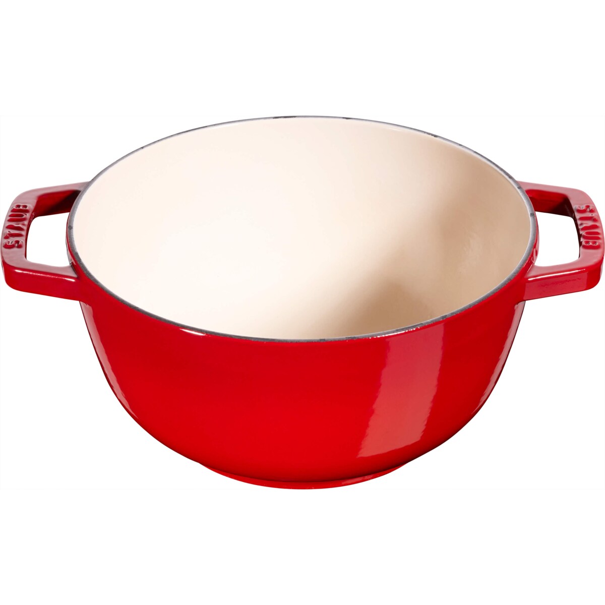 Zestaw do fondue Staub - 18 cm, Czerwony