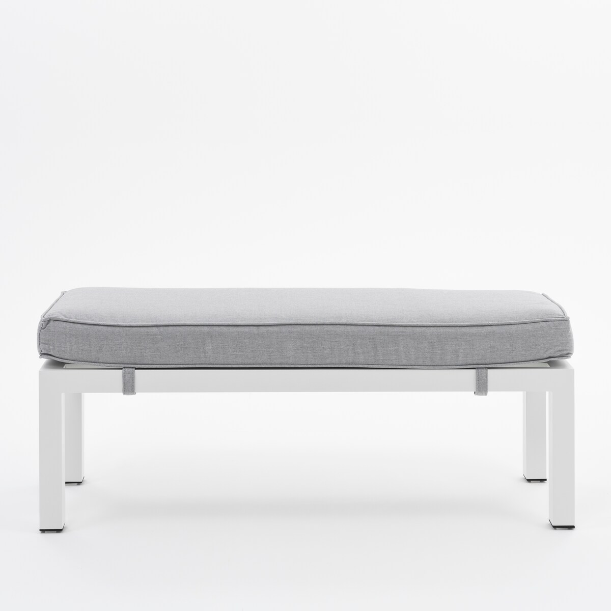 Meble ogrodowe aluminiowe narożnik stół PORTOFINO białe