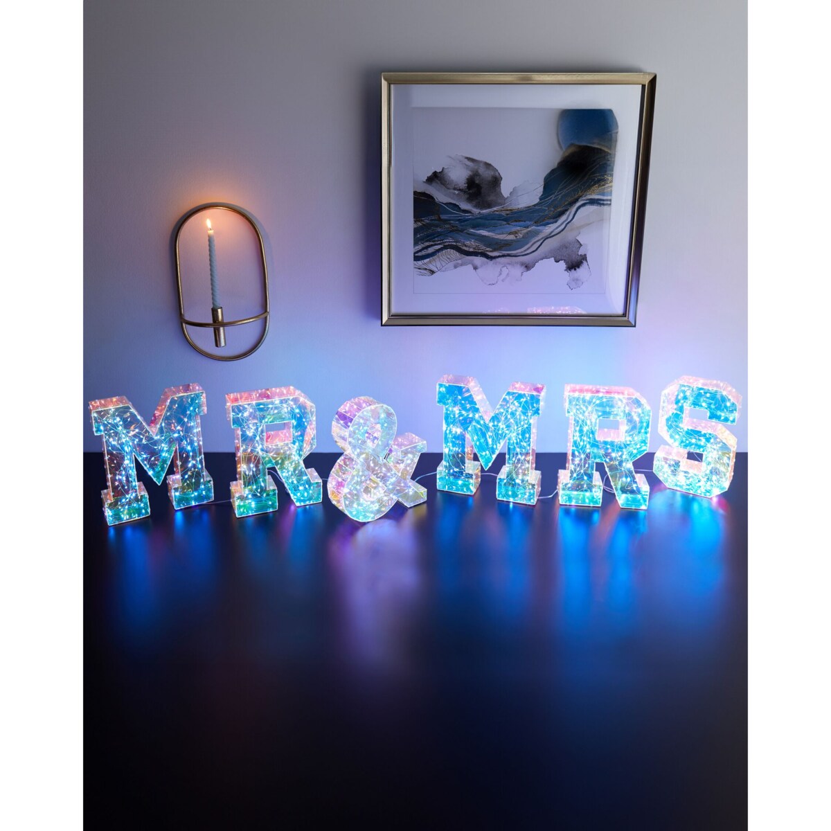 Napis podświetlany LED wielokolorowy POLLUX