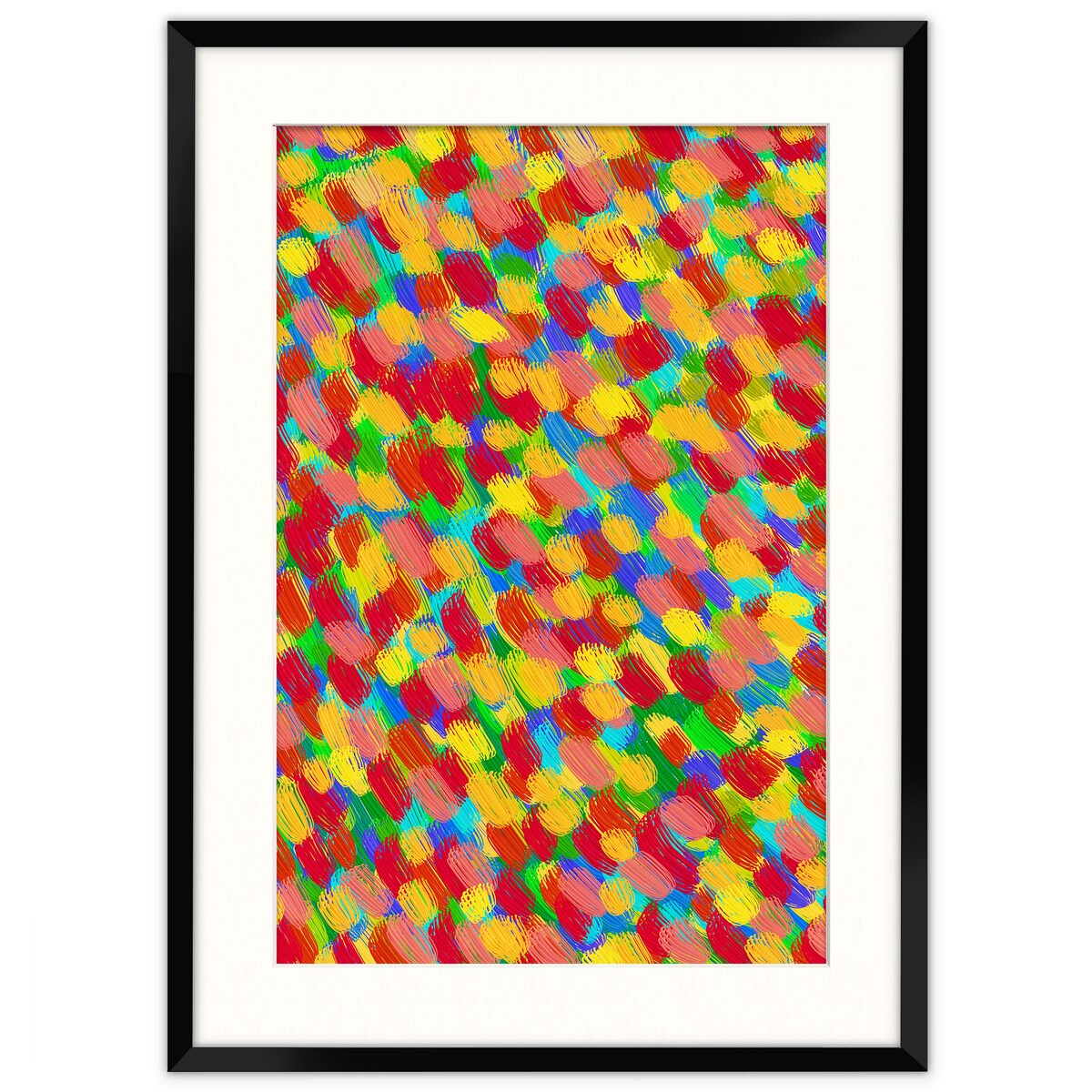 Ramka na zdjęcia z passe partout czarna ramka 50x70 cm z okienkiem passe partout na zdjęcie 40x60 cm FRAMAI