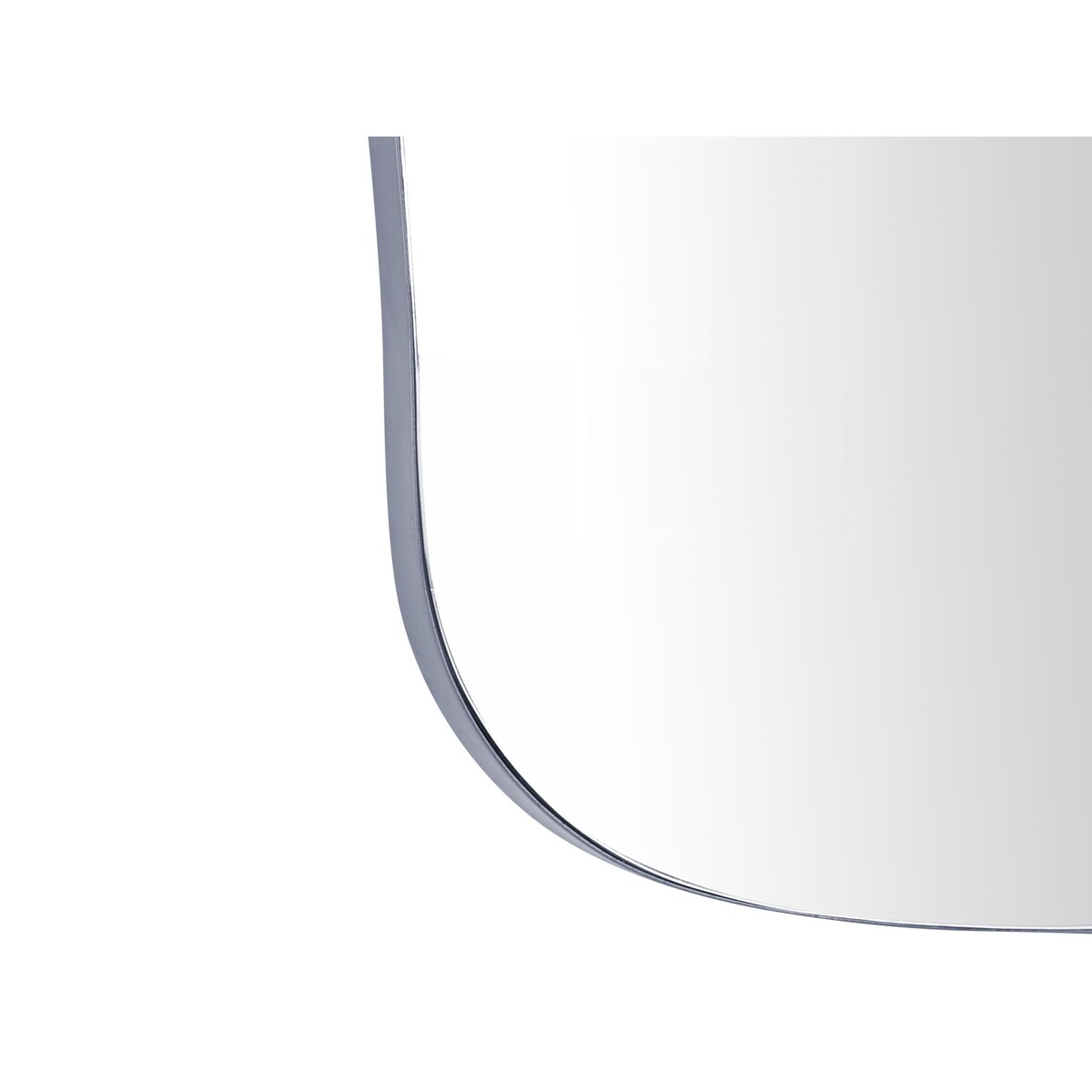 Lustro ścienne PUTEAUX 70 cm 92 cm Metal Czarny