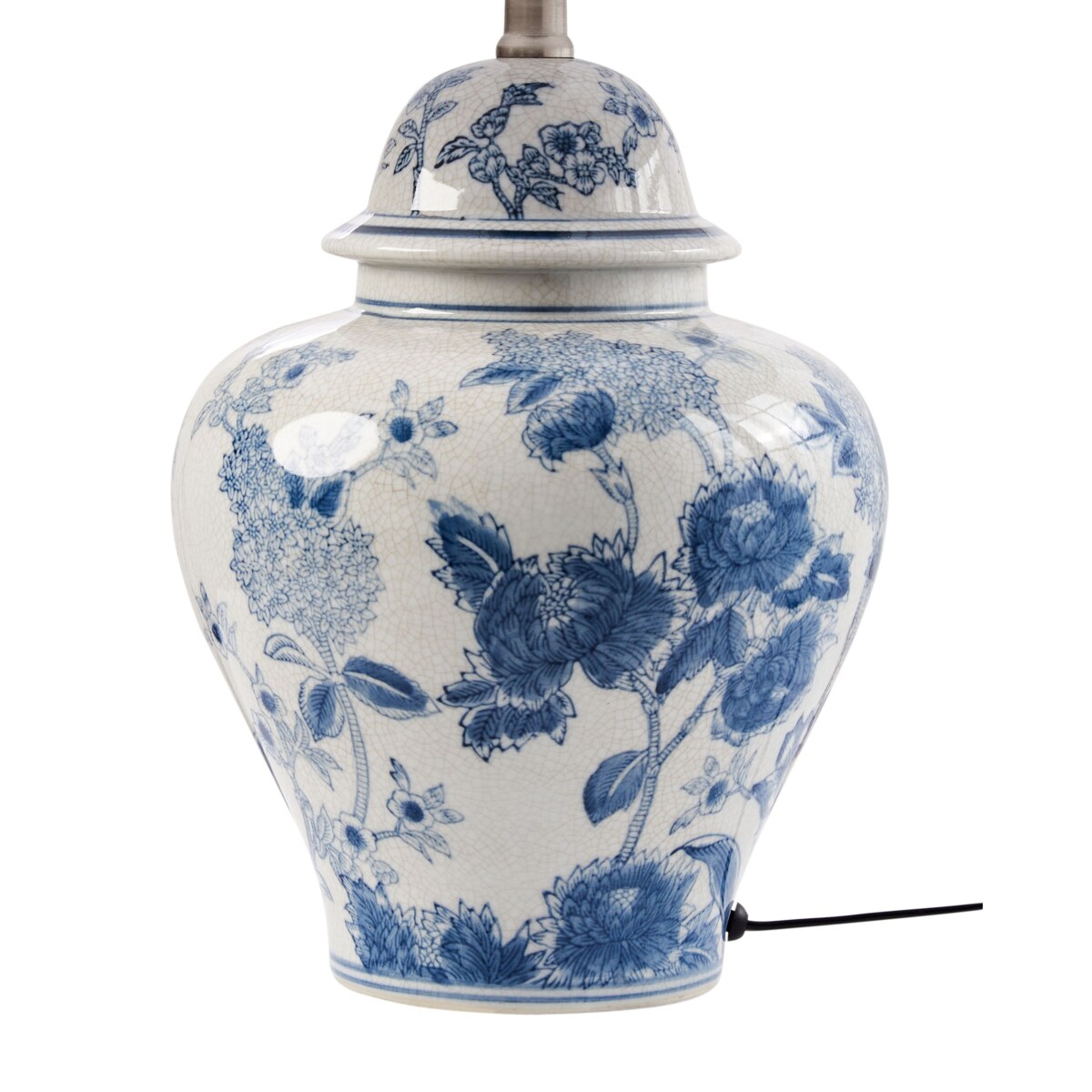 Lampa stołowa SORRAIA Porcelana Biały/ niebieski