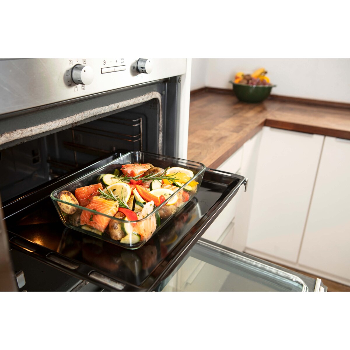 Szklany pojemnik do przechowywania Zwilling Fresh & Save - Szary, 2.85 ltr