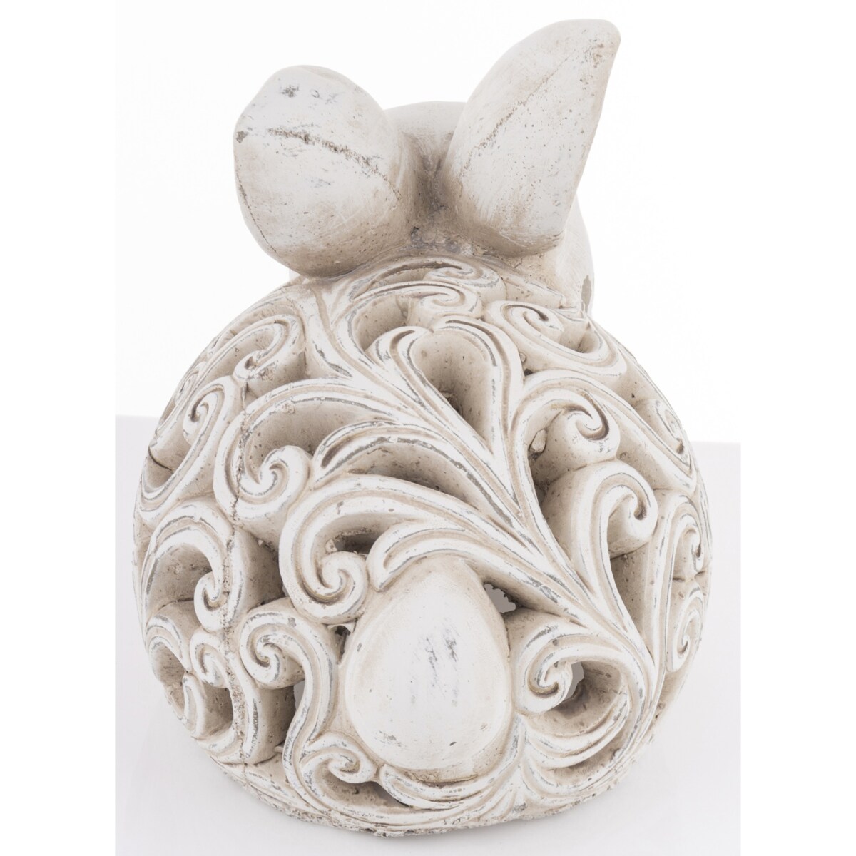 Dekoracja - królik ażurowy 21x16x26 cm BEŻOWY