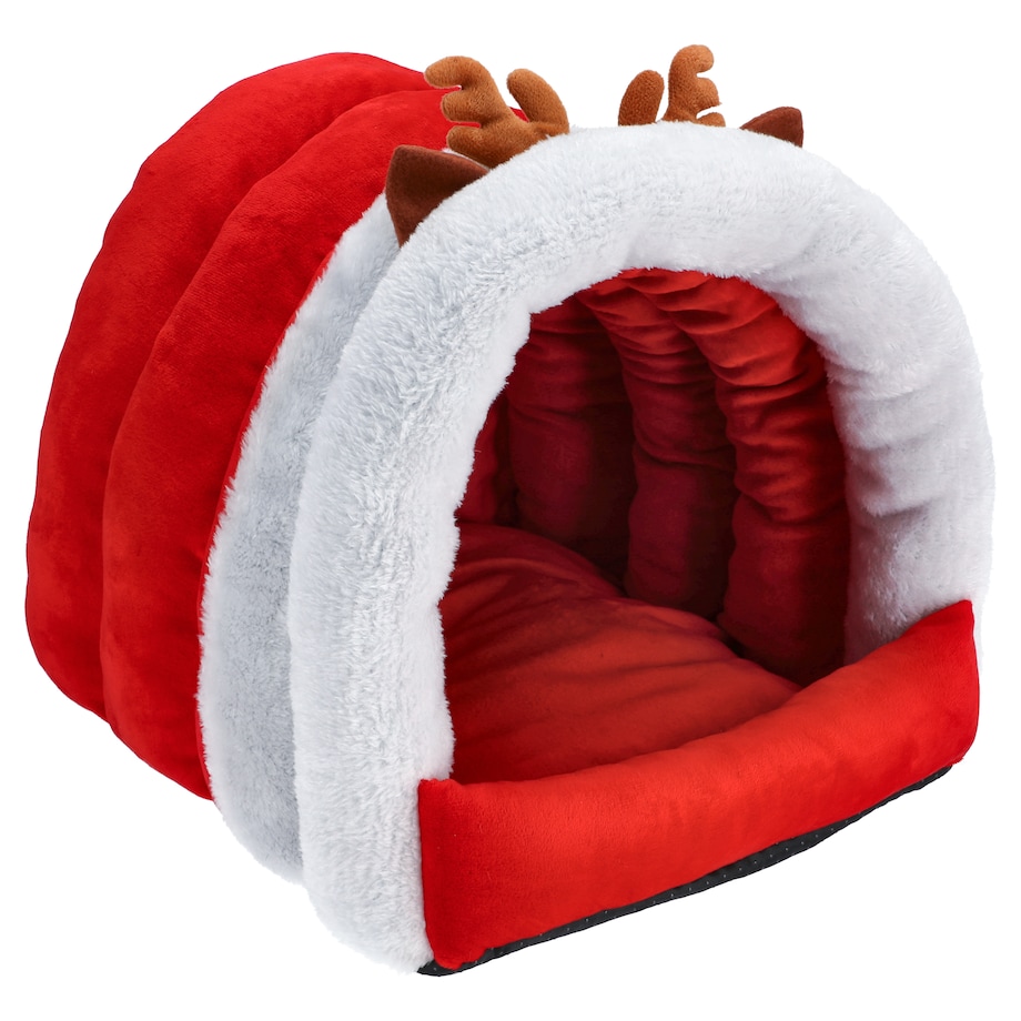 Legowisko Świąteczne Dla Zwierząt Kot Pies Poduszka Miękie Mikołaj 40X40