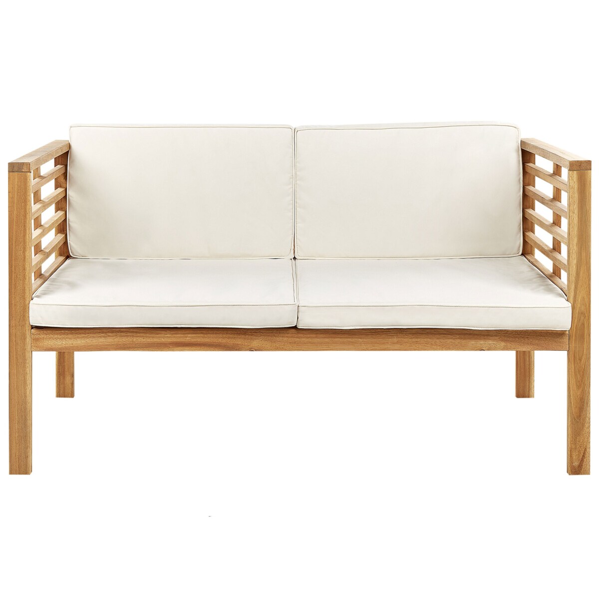 Zestaw ogrodowy drewniany 4-osobowy biały PACIFIC