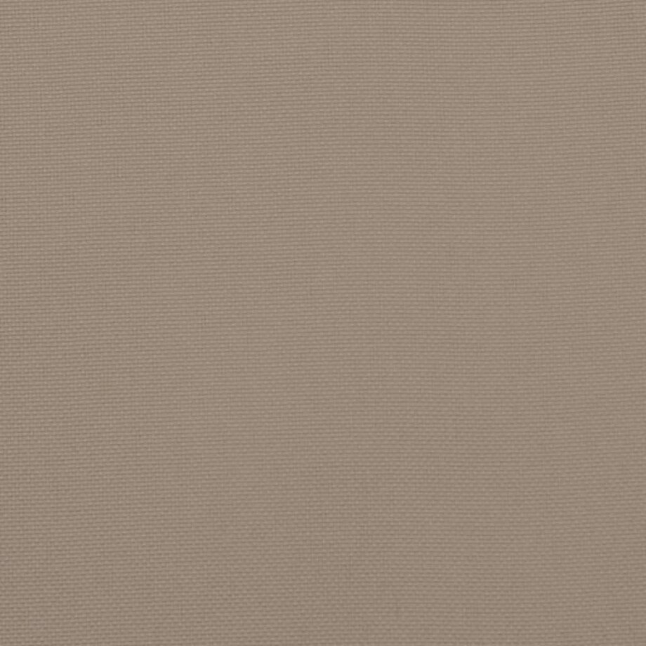 vidaXL Poduszki na krzesła, 6 szt., taupe, 50x50x7 cm, tkanina