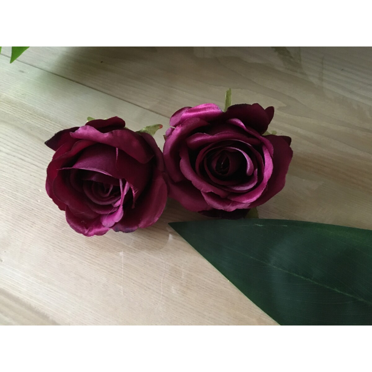 RÓŻA kwiaty sztuczne główka wyrobowa na stroik