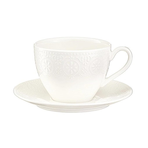 VILLA ITALIA Filiżanka do herbaty 320 ml porcelanowa FLORENTINA