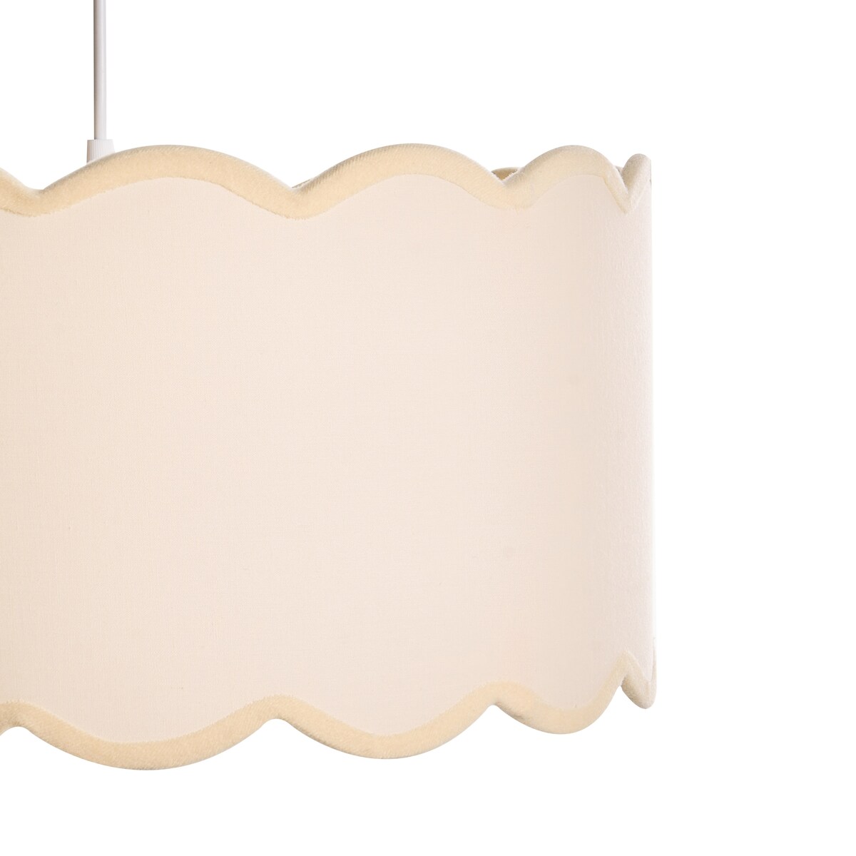Lampa wisząca GAIREZI Metal Biały/ beżowy