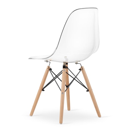 Krzesło Do Jadalni Kuchni Salonu Gabinetu Przezroczyste