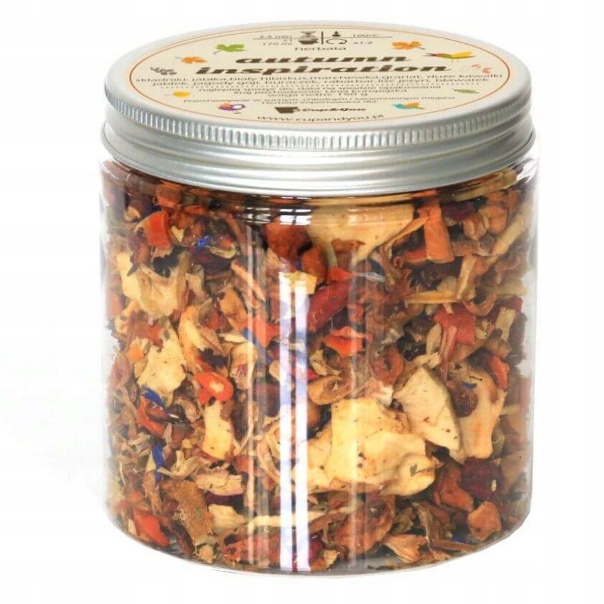 BOX na JESIEŃ z herbatą sypaną PREMIUM + świeca dyniowa prezent upominek