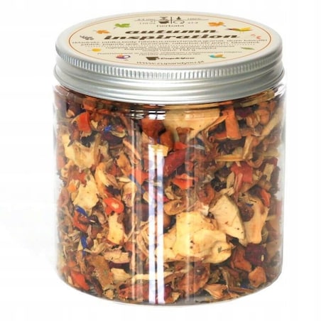 BOX na JESIEŃ z herbatą sypaną PREMIUM + świeca dyniowa prezent upominek