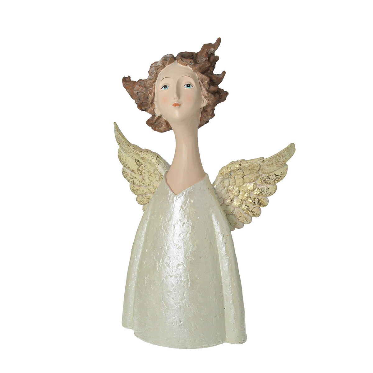 Figurka Angel Glow 43 cm boże narodzenie, święta, świąteczne, złoty, 29x14x43 cm