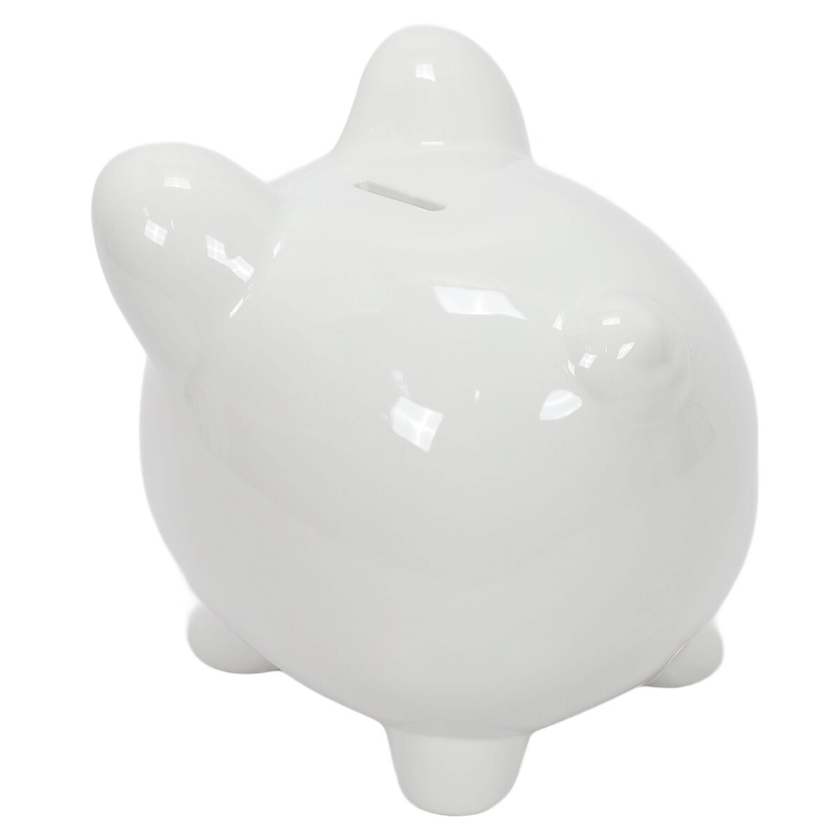 Skarbonka świnka ceramiczna, 18,5 x 21 x 19 cm