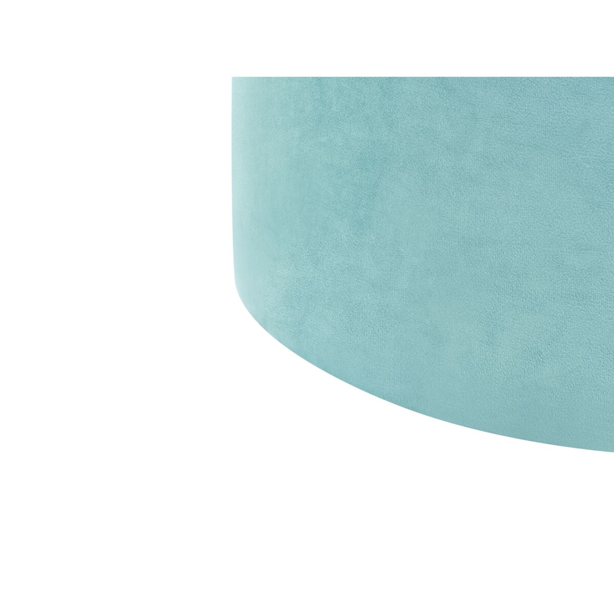 Puf MILLEN Welur Miętowy 61 cm 61 cm 36 cm