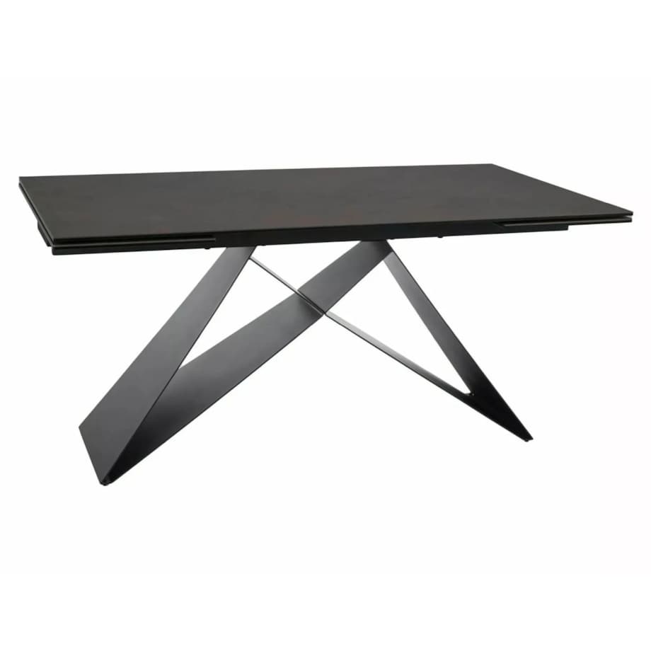 Stół rozkładany WESTIN CERAMIC 160(240)x90 brązowy mat ossido bruno