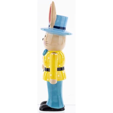 Dekoracja - figurka kolorowego królika 33x11,5x10 cm ORECCHIO