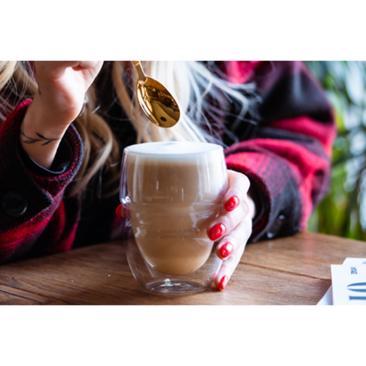 Komplet 2 szklanek z podwójną ścianką 300 ml Sferico 7961