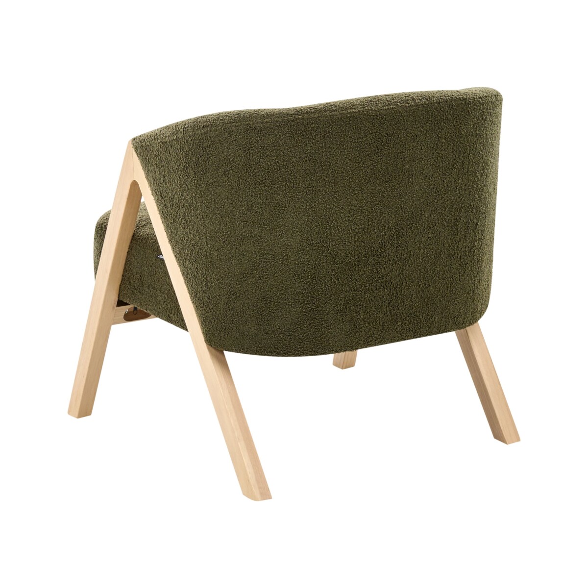 Fotel SKEI Boucle Ciemnozielony