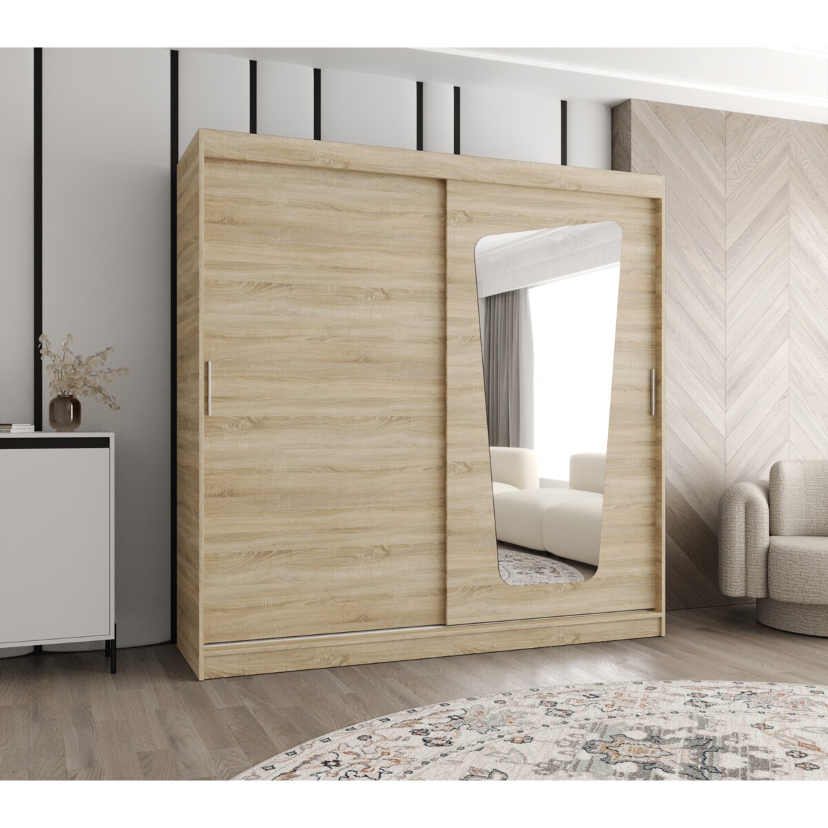 Szafa przesuwna MOKA 200 sonoma