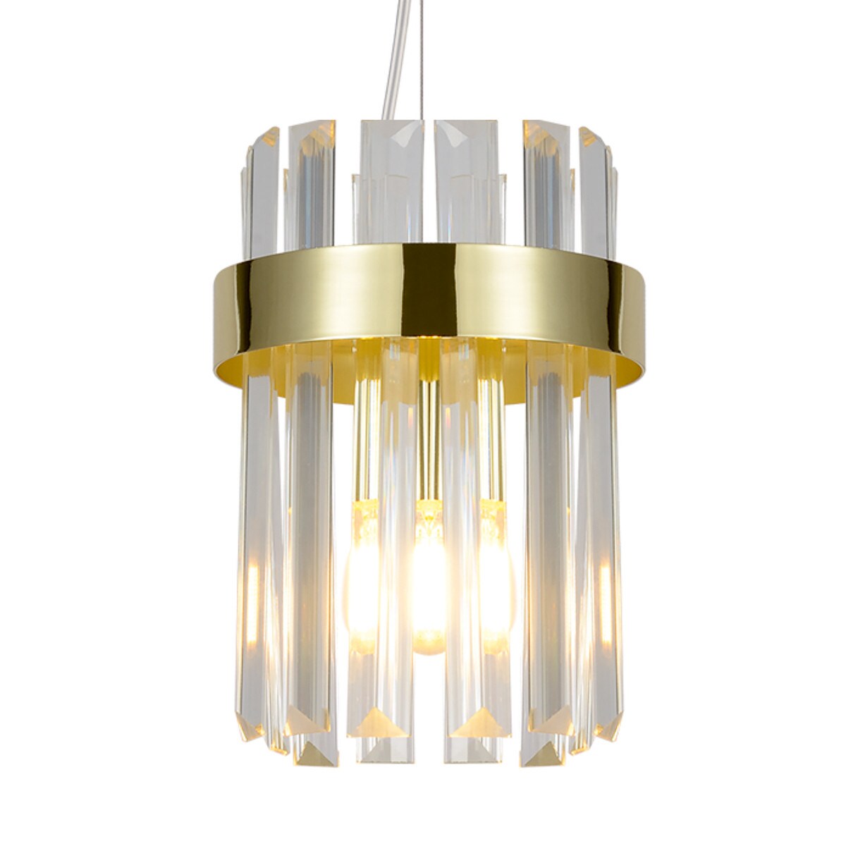 Lampa sufitowa wisząca Light Prestige Vetro złoty 2 x E14 1 szt.