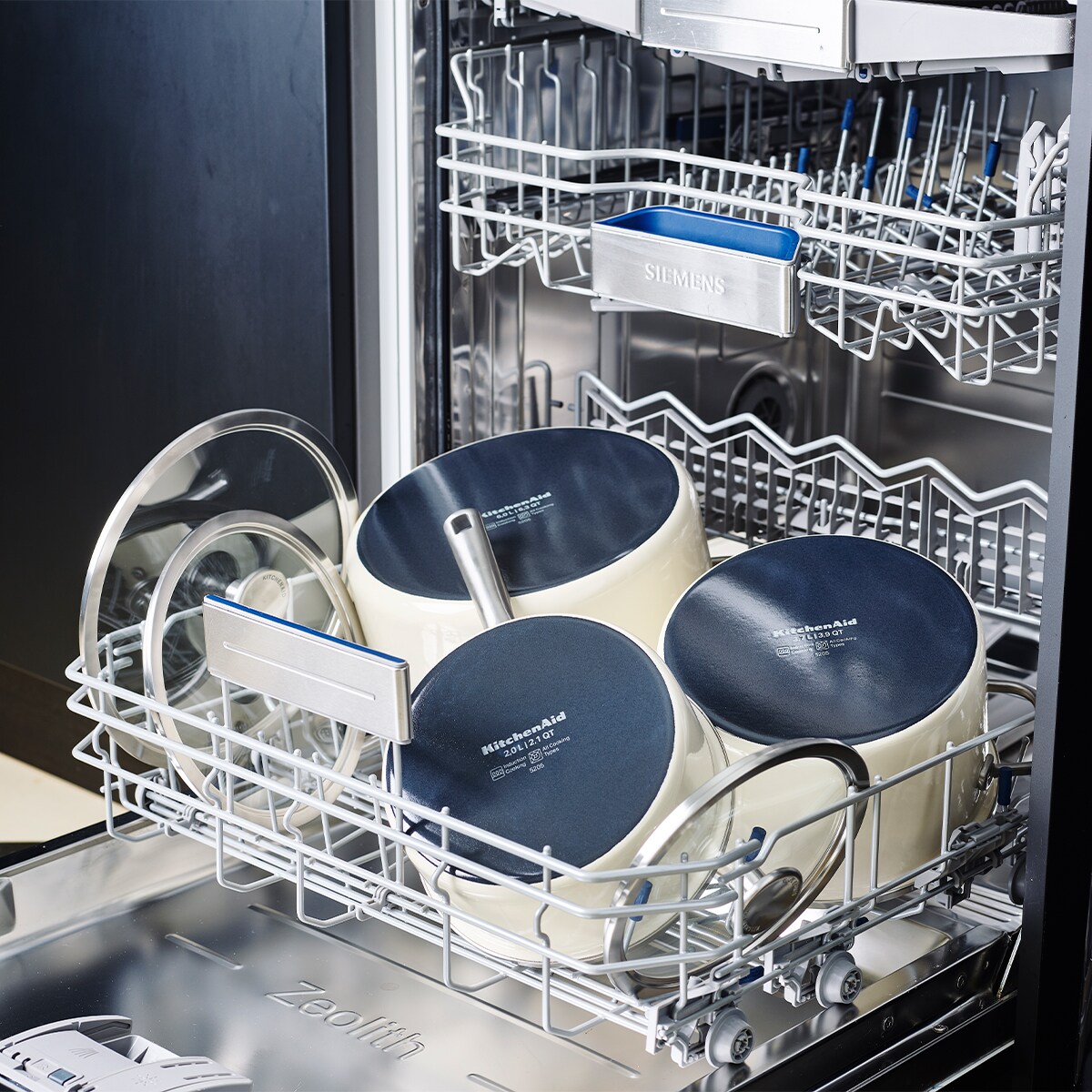 Rondel emaliowany 1,3L - kremowy / KitchenAid