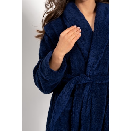 Szlafrok Josephine Long Navy, XXL