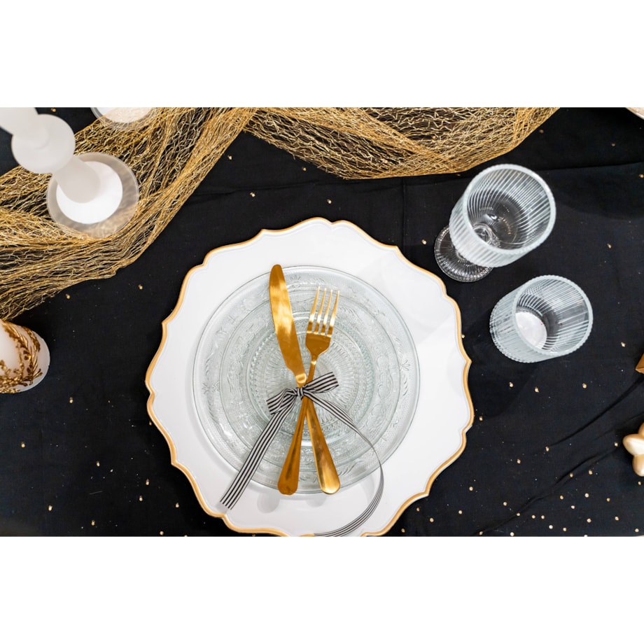 Szklanka w prążki, 270 ml, 6 sztuk