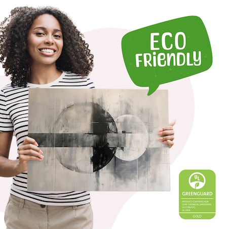 Obraz Na Płótnie Do Salonu Beton Abstrakcja Okręgi Nowoczesny Styl 70x50cm