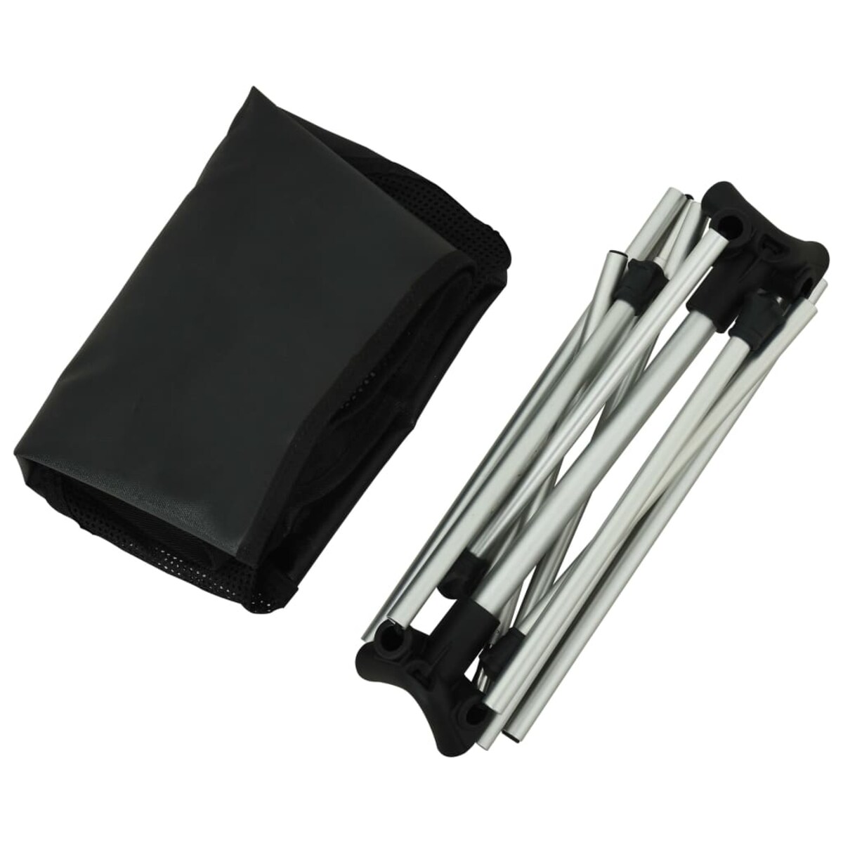 vidaXL Składane krzesła turystyczne, 2 szt., z torbą, 54 x 50 x 65 cm