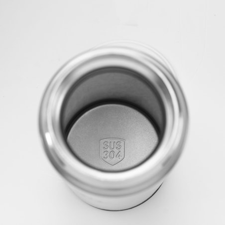 Inteligentny termos stalowy 0.45L z wskaźnikiem temperatury LED BERLINGER HAUS Burgundy