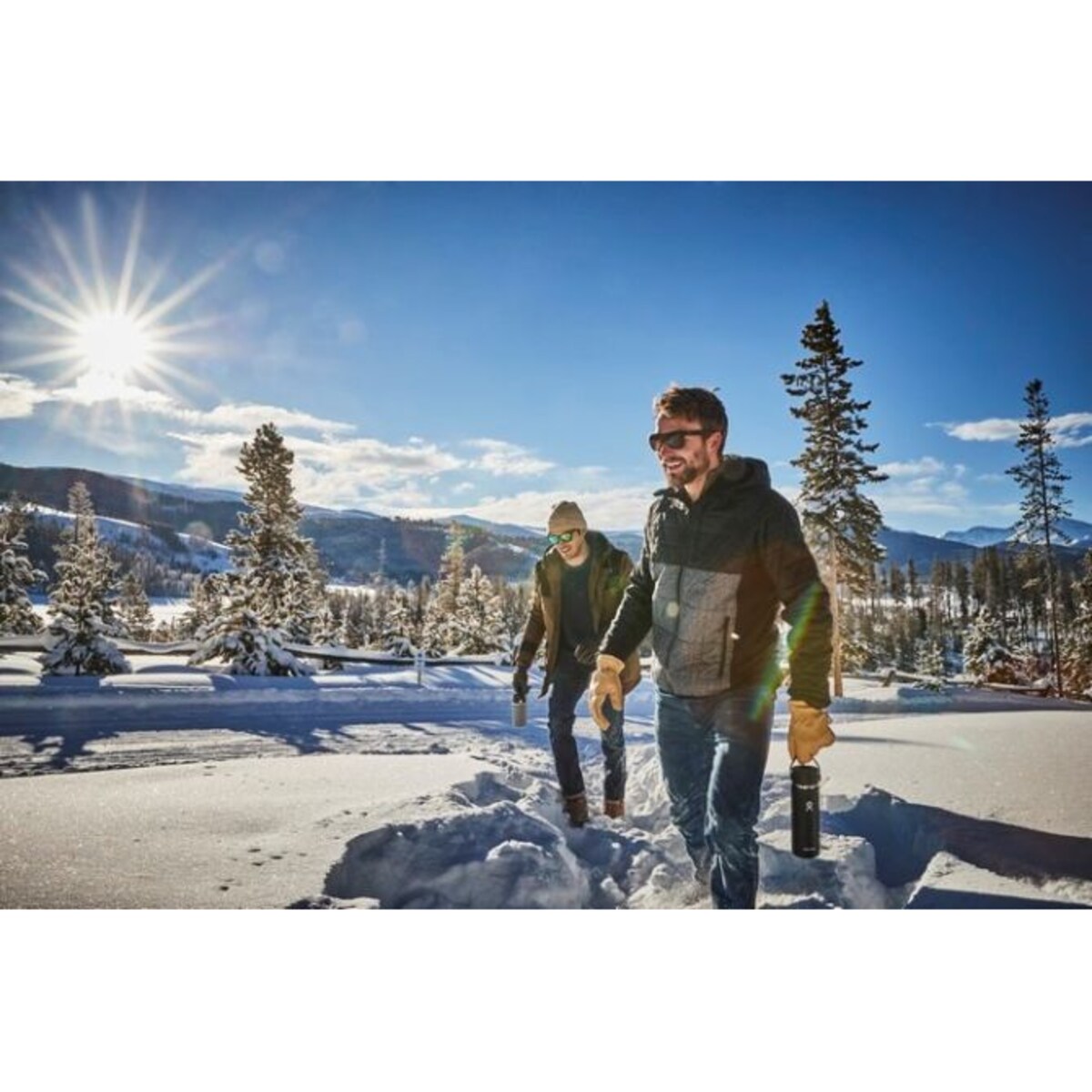 Butelka termiczna 400 ml (zielona) Wide Flex Sip Lid Hydro Flask