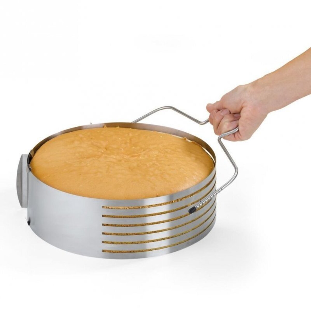 Regulowana Obręcz Do Krojenia Biszkoptu Na Tort Kinghoff Kh-1474