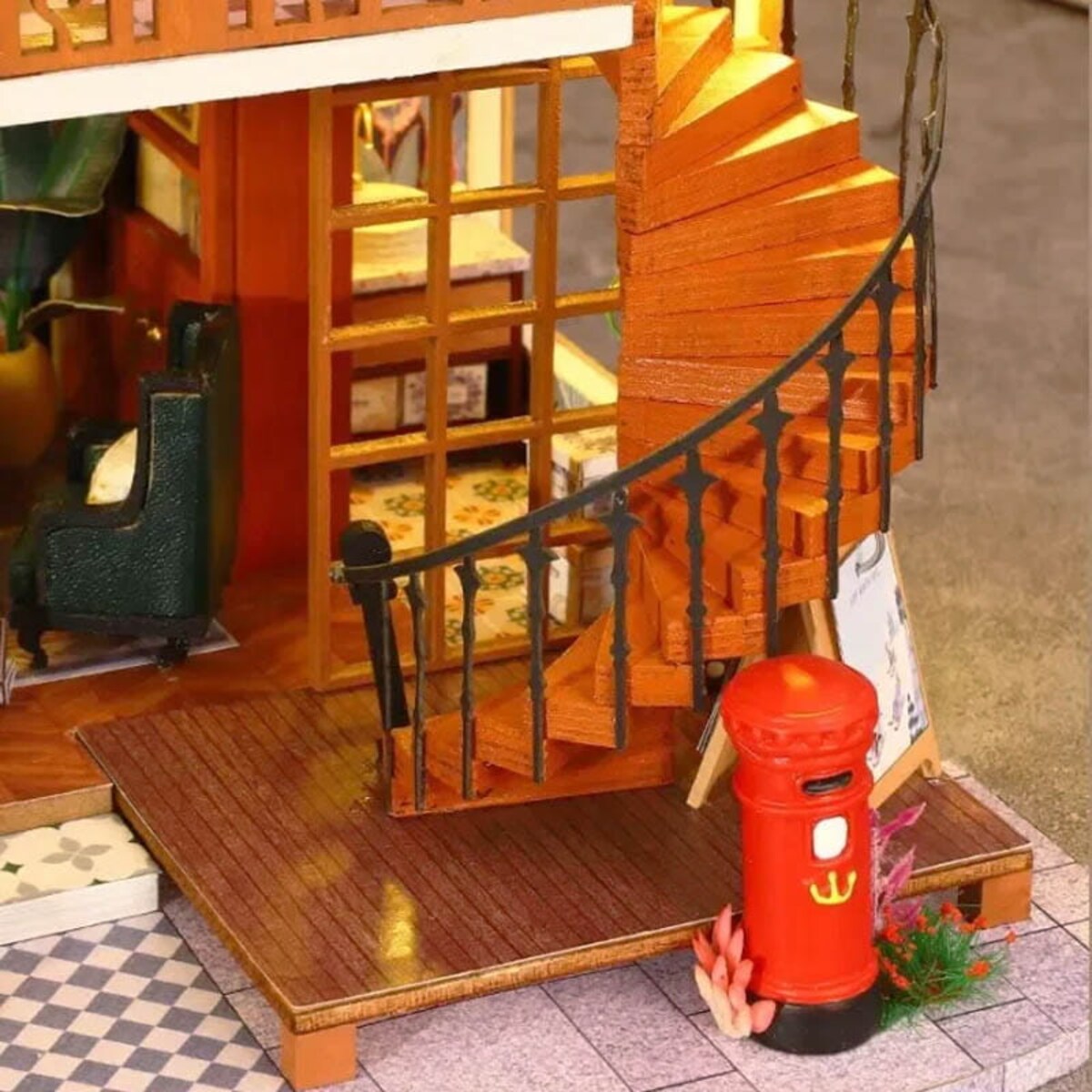 Miniaturowy domek - Retro willa