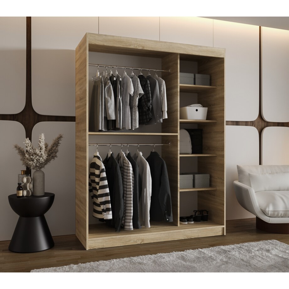 Szafa przesuwna LUCY 150 sonoma