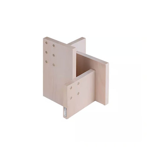 Magnetyczny blok na noże z drewna bukowego z pojemnikiem Artelegno Kombi - Jasnobrązowy