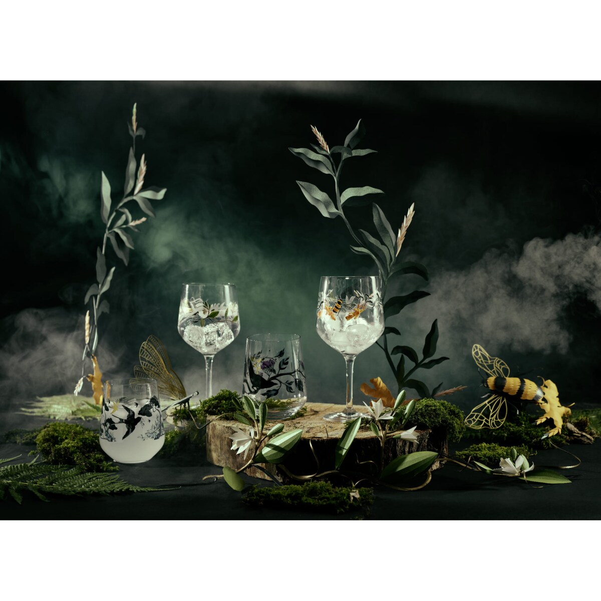 Zestaw 2 kieliszków do ginu Botanic Glamour, Joyanne Horscroft