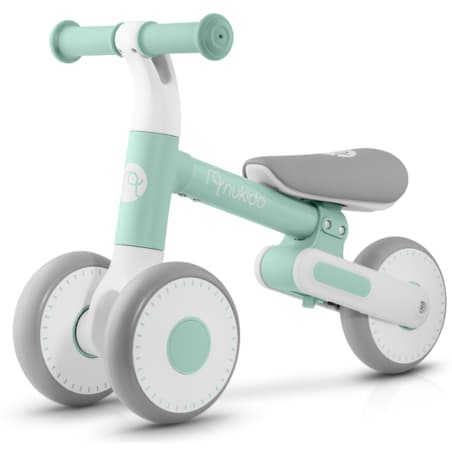 Rowerek biegowy trójkołowy Nukido jeździk dla dzieci turkusowy 760304