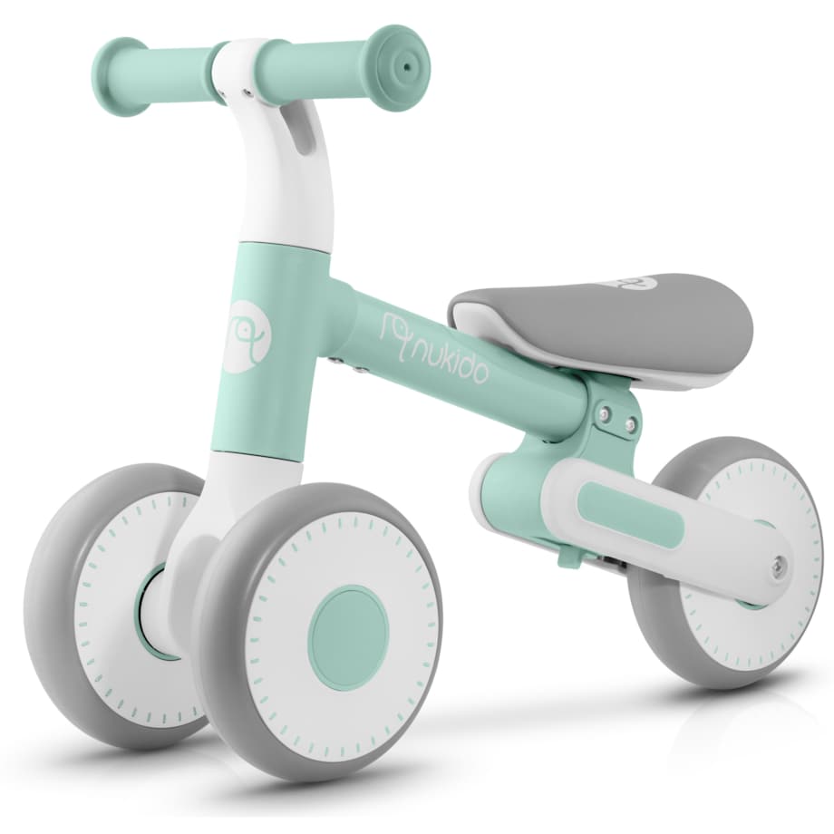 Rowerek biegowy trójkołowy Nukido jeździk dla dzieci turkusowy 760304
