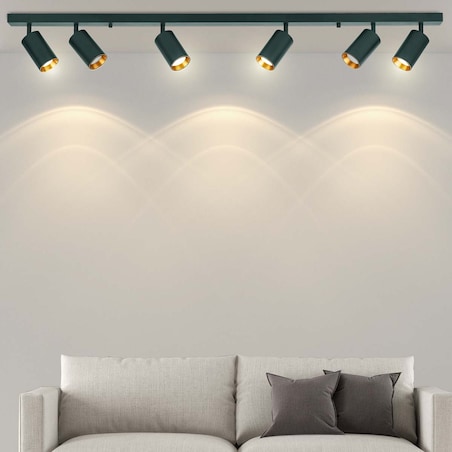 Ruchoma lampa sufitowa Maribel nad wyspę do kuchni czarna złota