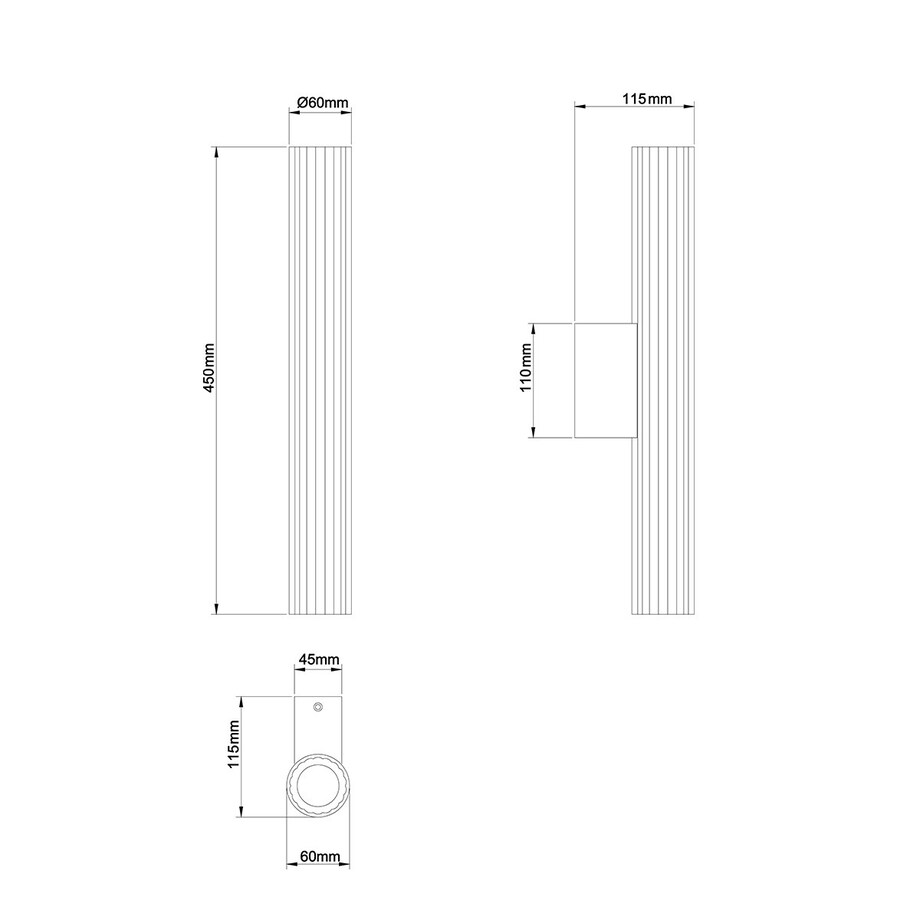Kinkiet Light Prestige Linea transparentny LED CCT 3000K/4000K/6000K (regulowana) 1 szt.