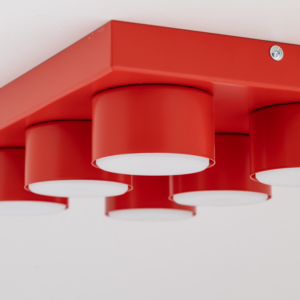 Lampa sufitowa BRIX RED 11294 TK Lighting czerwona nowoczesna LED