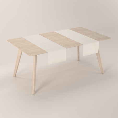 Bieżnik prostokątny 40x130 kremowy