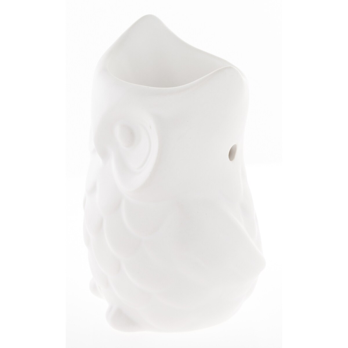 Kominek zapachowy ceramiczny 12x9x7 cm AROMA biała sowa
