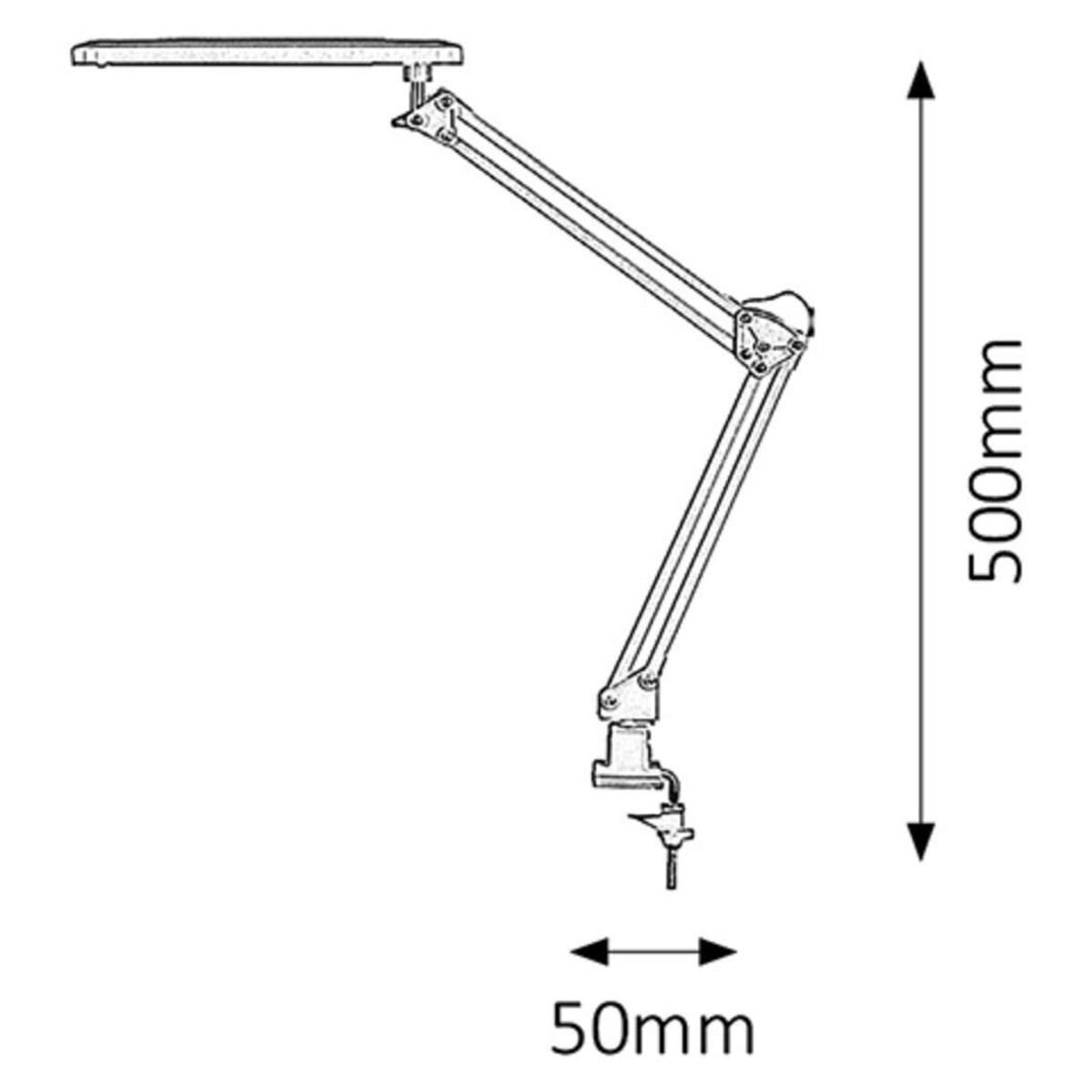Industrialna LAMPA stołowa RAUL 4419 Rabalux biurkowa LAMPKA stojąca LED 5,6W 4500K czarna