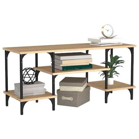 vidaXL Szafka TV, dąb sonoma, 102x35x45,5 cm, materiał drewnopochodny