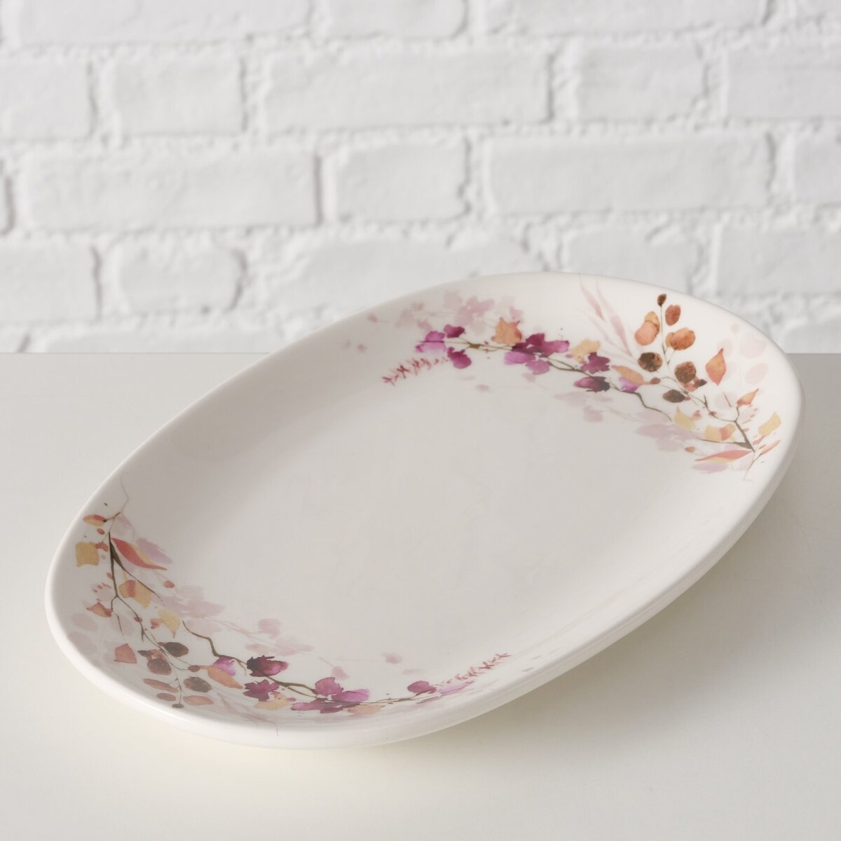 Talerz do serwowania z ręcznym zdobieniem, BARNADA