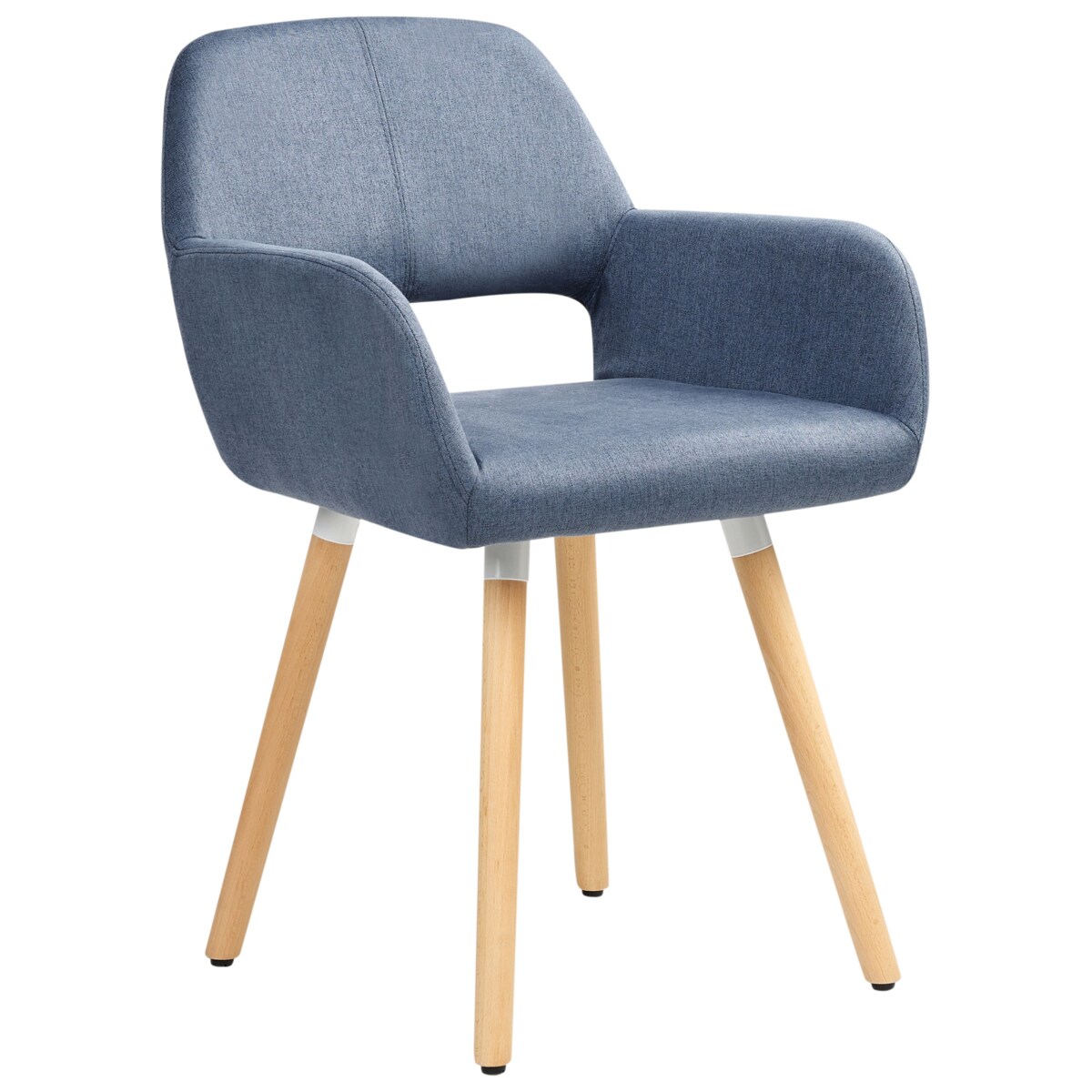 Zestaw 2 krzeseł do jadalni CHICAGO Granatowy